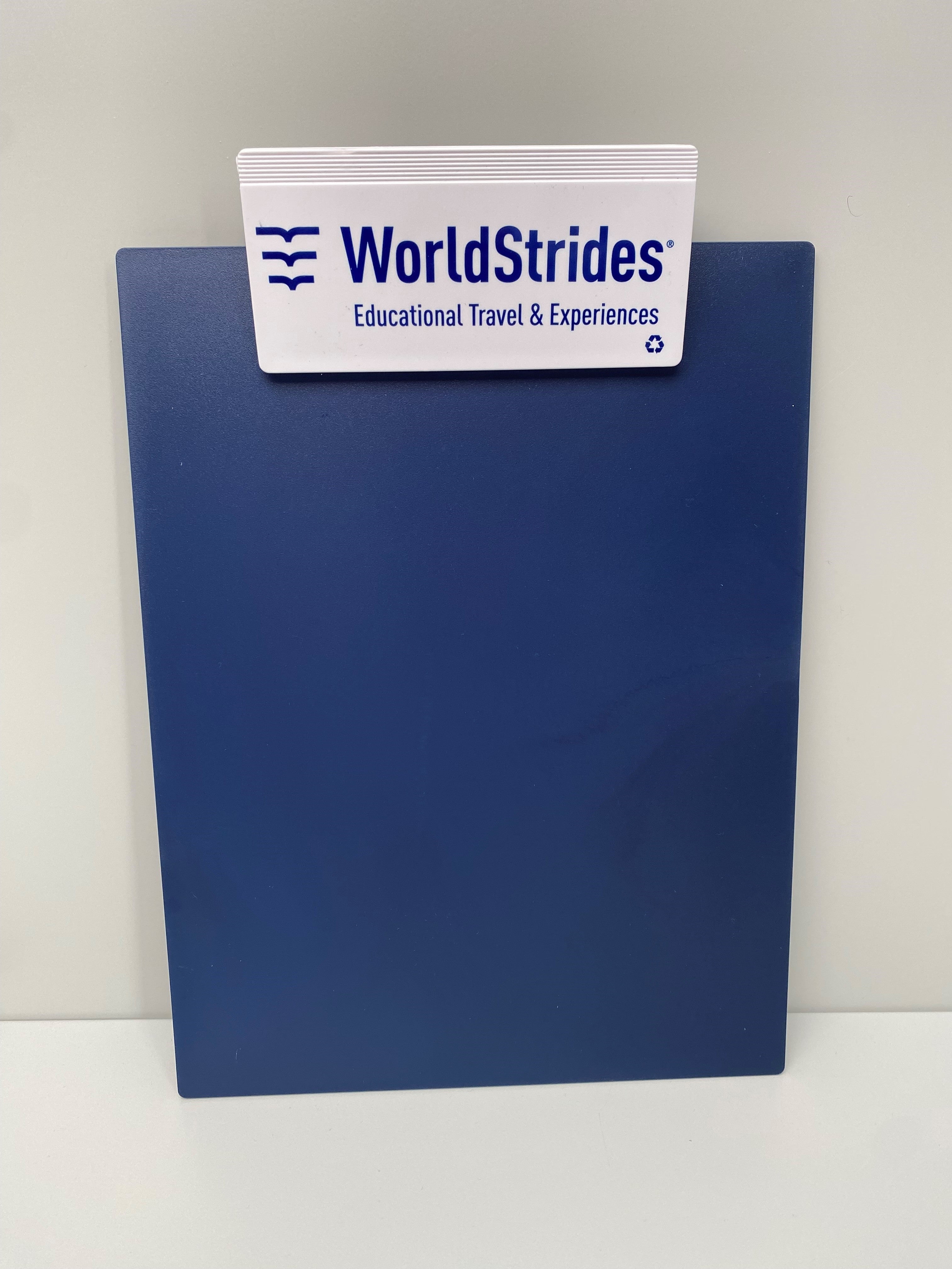 WorldStrides Branded Clipboard